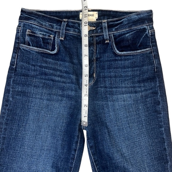 {NWOT L’AGENCE High Rise Maigre Vintage Destruct Luxury High Waist Jeans Size 26 - Picture 12 of 13